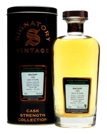 Macduff 1995 16 Year Old Cask #7867 Signatory Cask Strength Collection