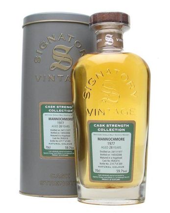 Mannochmore 1977 28 Year Old Signatory Cask Strength Collection