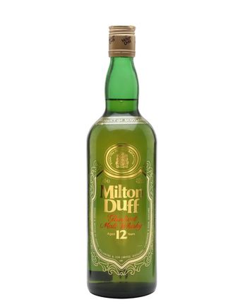 Miltonduff 12 Year Old Screen Printed Label