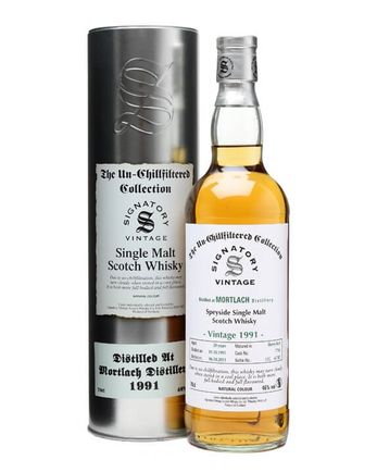 Mortlach 1991 20 Year Old Un Chillfiltered Signatory Un-Chillfiltered Collection