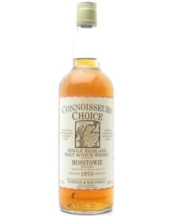 Mosstowie 1970 Map Label Connoisseurs Choice Gordon & Macphail