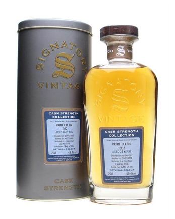Port Ellen 1982 26 Year Old Cask 1146 Signatory Cask Strength Collection