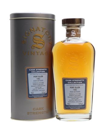 Port Ellen 1982 25 Year Old Signatory Cask Strength Collection