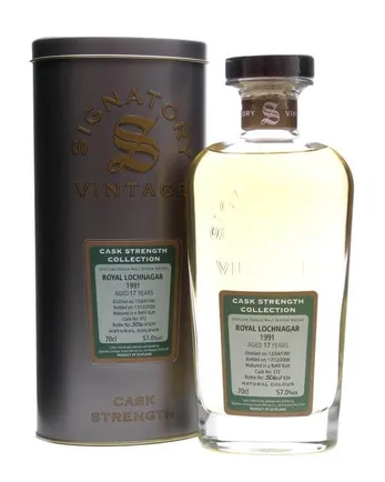 Royal Lochnagar 1991 17 Year Old Signatory Cask Strength Collection
