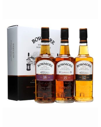 Bowmore Gift Pack 12 Year Old 15 Year Old 18 Year Old