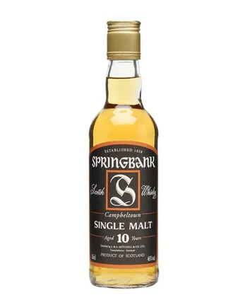 Springbank 10 Year Old Half Bottle