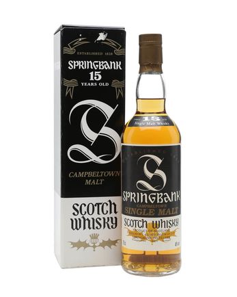Springbank 15 Year Old Tall Black Label Bottled 1990s