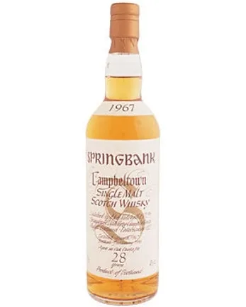 Springbank 1967 28 Year Old White Label
