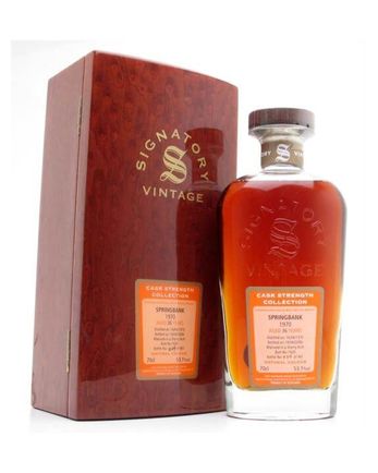 Springbank 1970 36 Year Old Sherry Butt Signatory
