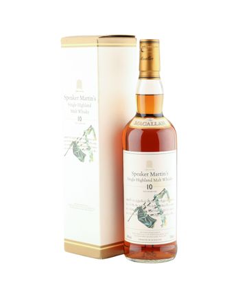 Macallan 10 Year Old Speaker Martin's Old Label