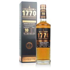Glasgow 1770 10 Year Old Peated Bourbon Cask